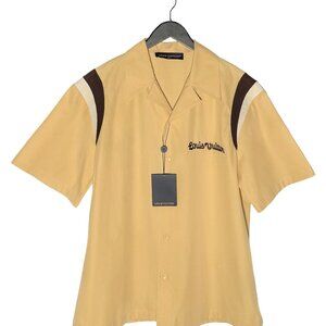 Louis Vuitton X Tyler The Creator SS24 Beige Embroidered Bowling Shirt